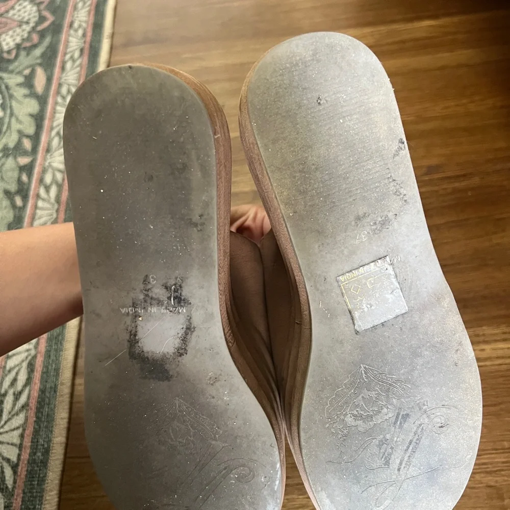 Free People Oak Platform Slide Sandals